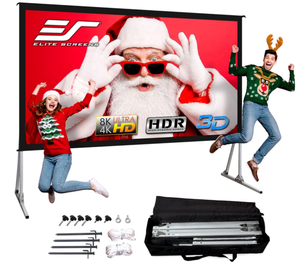 lot 102 image: Elite Screens 120-INCH Projector Screen