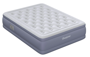lot 117 image: Beautyrest Sensalux 18 Inflatable Air Bed Blow up Mattress with Built-in Pump Queen