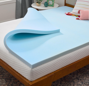 lot 120 image: LINENSPA Memory Foam Mattress Topper - 2 Inch Gel Infused Memory Foam- Twin Size