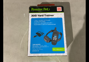 lot 324 image: Premier Pet 300 Yard Remote Trainer Corrects Unwanted Behaviors for All Size Dogs