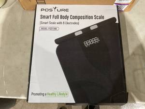 lot 332 image: Posture Scale for Body Weight and Fat Percentage