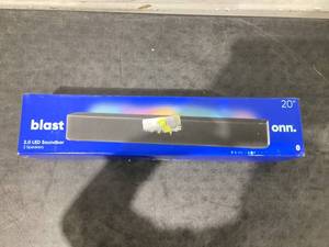 lot 508 image: Onn. Blast 2.0 20 LED Soundbar with 2 Speakers