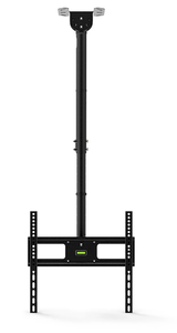 lot 130 image: onn. Full Motion Ceiling TV Mount for 26-65, Black