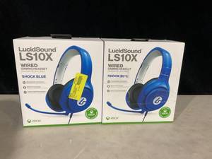 lot 388 image: LOT OF 2 LucidSound LS10X Wired Gaming Headset for Xbox Series XS