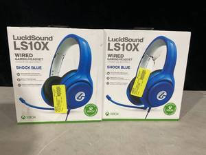 lot 389 image: LOT OF 2 LucidSound LS10X Wired Gaming Headset for Xbox Series XS