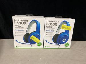 lot 391 image: LOT OF 2 LucidSound LS10X Wired Gaming Headset for Xbox Series XS