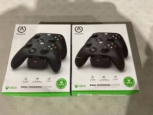 lot 392 image: LOT OF 2 PowerA Duo Charging Station for Xbox Series XS