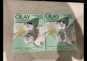 lot 585 image: LOT OF 2 Olay Ultimate Soothing Face Moisturizer Fragrance-Free 1.7 Ounce