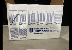 lot 592 image: Cold Seal Memory Pac Card Ezy Dose 28 Day, 500 Quantity
