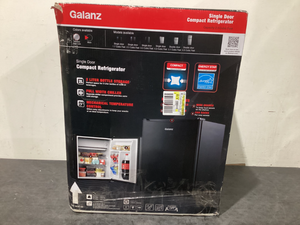lot 552 image: Galanz 2.5 Cu ft One Door Fridge, Black Estar