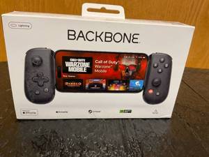 lot 13 image: Backbone One (Lightning) - Mobile Gaming Controller for iPhone - 2nd Gen - Black