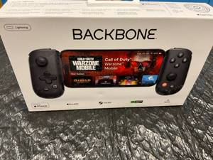 lot 17 image: Backbone One (Lightning) - Mobile Gaming Controller for iPhone - 2nd Gen - Black