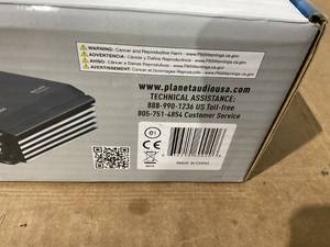 lot 217 image: Planet Audio BB4.1200 4 Channel Class D Car Amplifier