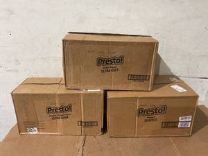 lot 294 image: LOT OF 3 Presto 2-Ply Ultra-Soft Toilet Paper, Unscented