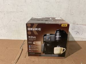 lot 62 image: Keurig K-Duo Essentials, Hot & Iced Single-Serve K-Cup Pod Coffee Maker & Carafe