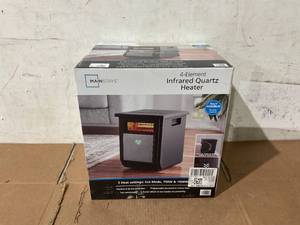 lot 64 image: Mainstays 1500W Electric 4-Element Infrared Cabinet Space Heater for Indoor