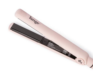 lot 494 image: Lange Hair Aplatir Professional 1-Inch Ceramic Flat Iron Hair Straightener, Automatic Shutoff, Blush
