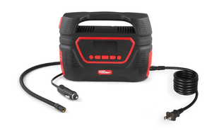 lot 499 image: Hyper Tough Dual Power Digital Inflator for P19565R15 Car Tire, Car-DC 12V or Home-AC 120V
