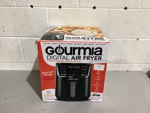 lot 481 image: Gourmia 4 Qt Air Fryer with 12 Cooking Presets