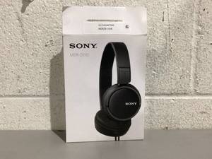 lot 488 image: Sony ZX Series Wired On-Ear Headphones, Black MDR-ZX110