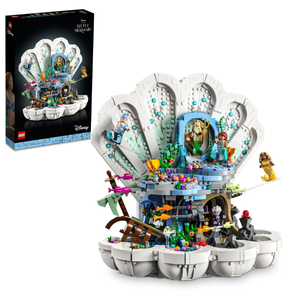 lot 68 image: LEGO Disney The Little Mermaid Royal Clamshell 43225 Collectible Adult Building Set