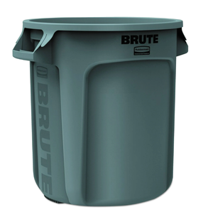 lot 297 image: Rubbermaid Commercial Products Round Brute Container, Plastic, 10 Gallon