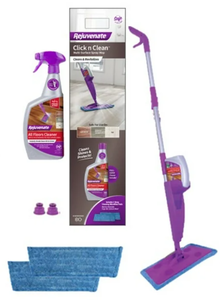 lot 342 image: Rejuvenate Click n Clean Multi-Surface Spray Mop System, Floor Cleaner Mop Kit