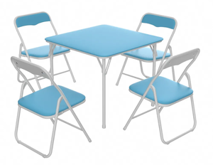 lot 359 image: 5PCS VECELO Kids Folding Activity Table and Chairs