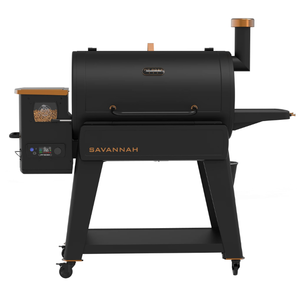 lot 38 image: Pit Boss Savannah 1500 Sq in Wood Pellet Grill and Smoker  Onyx Series