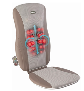 lot 40 image: Homedics Shiatsu Massage Cushion with Heat for Full, Upper, and Lower Back, Deep Kneading Massager, Fits Most Chairs for Home or Office Use, Custom Comfort with 3 Zones for Targeted Control