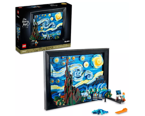 lot 47 image: LEGO Ideas Vincent van Gogh - The Starry Night Art Set 21333