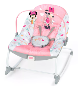 lot 280 image: Bright Starts Minnie Mouse Forever Besties Infant to Toddler Rocker