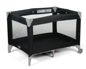 lot 420 image: Cosco Kids Funsport Portable Compact Baby Play Yard with Carry Bag, Noir Dot