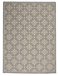 lot 519 image: Nourison Cozumel CZM03 Grey Area Rug