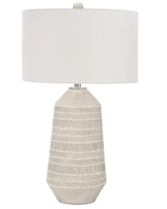lot 541 image: Monarch Specialties I 9613 LightingTable Lamp, IvoryCream Shade