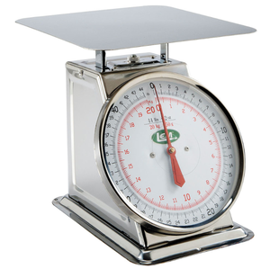 lot 607 image: 44 lb. Stainless Steel Scale