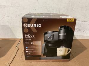 lot 65 image: Keurig K-Duo Essentials, Hot & Iced Single-Serve K-Cup Pod Coffee Maker & Carafe