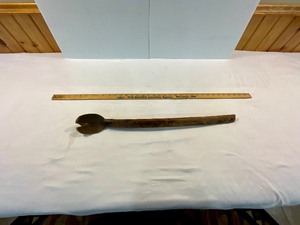 Vintage Wood Spoon & Yard Stick