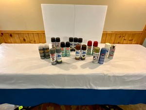 Assorted SprayPaint - Lot of 19