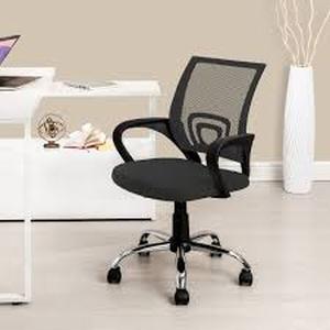 Ivana Swivel Mesh Office Chair in Black  Customer Returns See Pictures