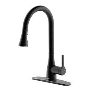 Flow Classic Luxury Kitchen Faucet in Black Customer Returns See Pictures