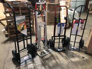 Lot of Assorted Dolly Trucks Various Models and Conditions  Customer Returns See Pictures