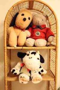 StuffiesLarge Stuffed Henry the Dog Made in Chanhassen, MN for Animal Fair 1997, Berber the Bear Celebrating 75 Years with Mastersports Glenco, MN