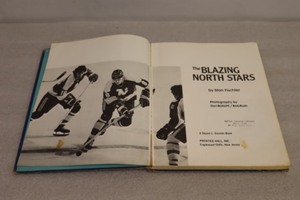 1972 Hardcover BookThe Blazing North Stars By Stan Fischler