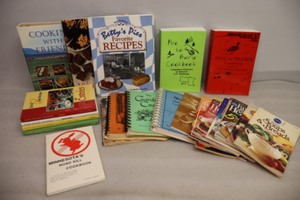 CookBooksRecipes for Everything from Pillsbury, Telephone Pioneers of America, St. Anastasia Hutchinson, Stearns Inc. Etc