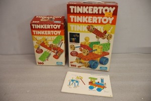 Vintage Tinker Toy Box Sets 550 & 330