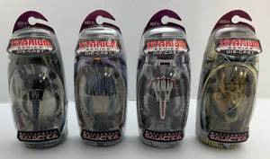 Misc. BATTLESTAR GALACTICA Titanium Series Die-Cast Miniatures (NIB)