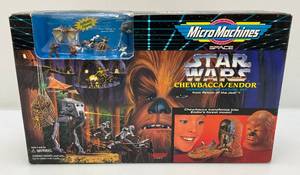 1995  MicroMachines Space STAR WARS ChewbaccaEndor Actio Set (NIB)