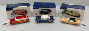 Misc. Department 56 Snow Village Ford & GM Cars (NIB)