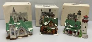 The Heritage Village Collection Dixkens Village Series & New England Village Series & More In  Original Boxes